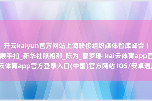 开云kaiyun官方网站上海联接组织媒体智库峰会丨“豫”见上合·与会代表顺手拍_新华社照相部_陈为_曹梦瑶-kai云体育app官方登录入口(中国)官方网站 IOS/安卓通用版/手机版